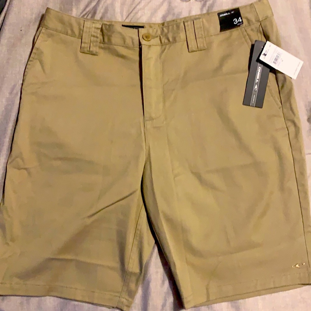 NEW Men’s O’Neill Khaki shorts Sz 34